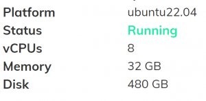 VPS Specifications